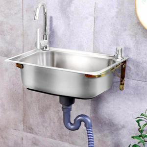 스테인리스강 싱크대 작은 간이 사무실 설거지 소형싱크대 세정대 언더 주방 그루브