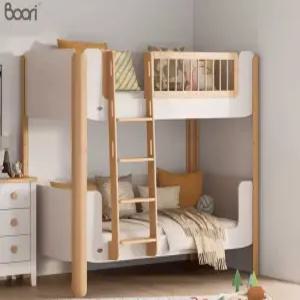 원목 2층 침대 어린이 남아 여아 아동 사다리 화이트
