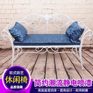 화이트 엔틱 철제 스 식탁의자 공원의자 공주 벤치 감성 2인용 벤취 슬림