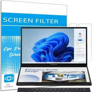 2025-2024 ASUS 젠북 듀오 2-in-1 노트북 듀얼 14인치 OLED(UX8406)용 i-Tensodo 2팩 안티 글레어 스크린