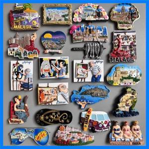 말라가 이비자 스페인 마그네틱 스티커 관광 냉장고 컬렉션 기념품 장식 선물