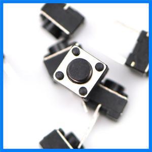 20개 2핀 중간 피트 6*6*5mm 스위치 촉각 푸시 버튼