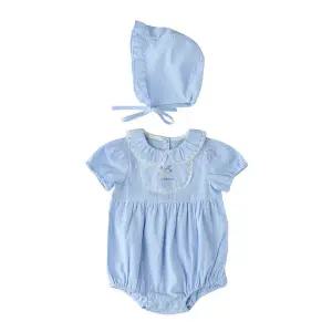 [밍크뮤] 리본플라워자수SET바디슈트 3631360410