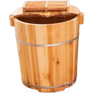 히노끼족욕통 족탕 발찜질 사우나 발마사지 발습식 족욕 건식 편백나무 족욕기 각탕기