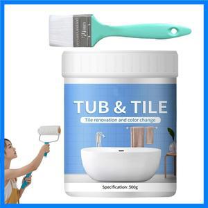 욕조 페인트 키트 빠른 건조 샤워 타일 리피니싱 세트 사용하기 쉬운 욕조 리피니싱 키트 벽 싱크대 조리대