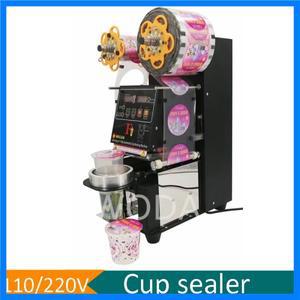 자동 컵 실러 90/95/98/120mm 디지털 제어 실링 기계 상업용 밀크 보바 버블티 주스