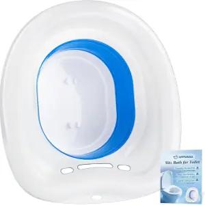 화장실 변기용 제미오 시트 욕조 - 요니 스팀 치질 및 산후 관리 흡수 접이식 휴대용 세면대 표준 화장실용