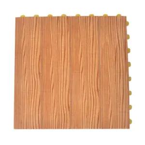 바닥재 틈없는 조립매트 레드파인오크색 18P 용타일