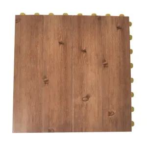 교실 틈없는 조립매트 엔틱아로마색 18P 현관타일 인테리어바닥재