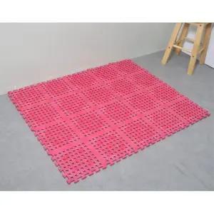 목욕탕 샤워실 미끄럼방지 PVC 지압 조립매트 논슬립용품 화장실안전