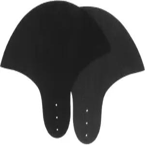 SUPVOX 2Pcs 드럼 심벌 음소거 패드 조용한 연습을 위한 무음 검은색 고무 및 천 12.99 X 8.46 0.11 인치