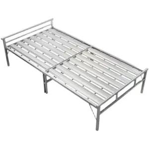 침대 원목 깔판 철제 더블 싱글 접이식 프레임 베드 와이드
