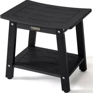 카이무벤치 HDPS 샤워 스툴 방수 다리 면도용 벤치 시트 내부 샤워용 플라스틱 의자 발을 조절할 수 있는