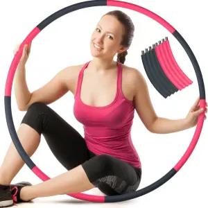 스테디도그기 훌라 후프 스테인리스 스틸 무게 - 근육 강화 및 체중 감량을 위한 탈착식 인체공학적 설계