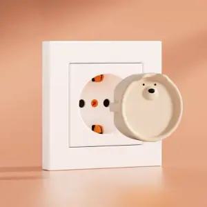 외부 오염이나 먼지를 차단 안전 콘센트 커버 AUf8+4DOK