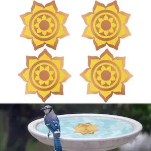 새롱 4팩 새탕 구리 디스크 물리적 깨끗한 물을 위한 99.99 순수 정화 야외 정화용 그릇 및 정원