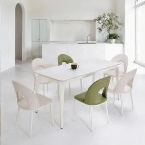 /바이탈버브 르엘라 포세린 양면세라믹 다이닝 6인 식탁세트