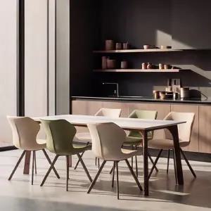 /바이탈버브 론테라 포세린 양면세라믹 다이닝 6인 식탁세트