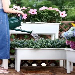 대형 사각 화분 플라스틱 인테리어 조경 1호 화단