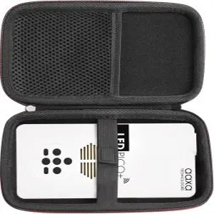 AAXA 휴대용 LED Pico+ MAX 미니 영화/쿠키 프로젝터 ( 전용 케이스 )과 호환되는 BuerHaton 하드 트래블