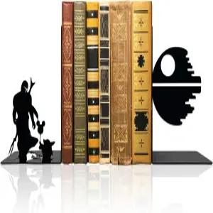 스타 북엔드 ？ 모던 블랙 장식 도서는 선반용 홈 데코는 침실이나 사무실용으로 끝납니다