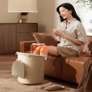 온열 마사지 원적외선 무릎 발 욕조 자동 가열