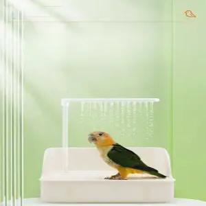 앵무새 물놀이 샤워욕조 새 자동 물 순환 목욕 놀이터