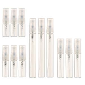 12PCS 향수 스프레이 누출 스프레이어 2ML 하위 3ML 포장 리필 휴대용 컴팩트 10ML 여행용 미니 방지 5ML 가능
