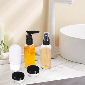 세트 50ML 100ML 리필 스프레이 컨디셔너 샴푸 가능 용기 디스펜서 방지 로션 세면용품 펌프 여행용 누출