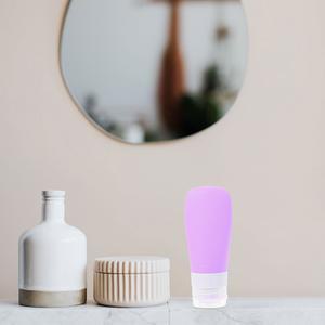 5PCS 실리콘 여행용 로션 가능 휴대용 디스펜서 방지 리필 세트 용기 누출 저장