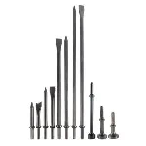 공압 드리프트 해머 에어 툴 비트 연장형 스무딩 임팩트 350mm 평면