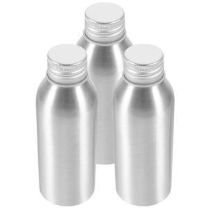 3세트 알루미늄 리필 가능 여행용 샴푸 휴대용 향수 하위 용기 로션