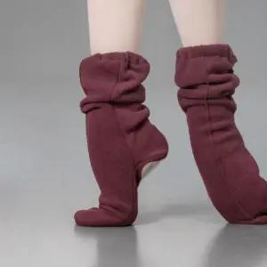발레 웜업 부츠 워머 슈즈 워밍업 발레리나 연습화 겨울 양말 댄스 니트 레그