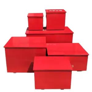 모래함 제설도구함 방재함 일반 도구 자재 도구함 방화함 모래 상자 80x60x60cm