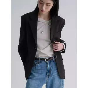 에잇세컨즈 테일러드 오버핏 재킷 블랙 (356211CM15)