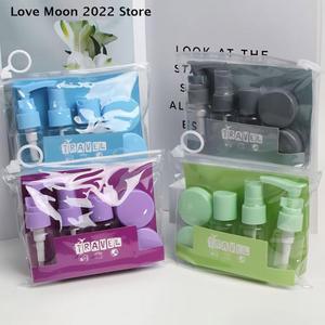 6개 여행용 세트 보관 튜브 스프레이 로션 미세 사이즈 액체 용기 분무 가방 압착