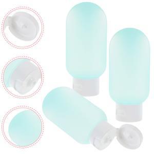 3PCS 여행용 스킨케어 세트 휴대용 키트 보관 가방 세면용품 로션 가능 샴푸 리필 60ML