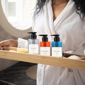 3세트 프레스형 누수 방지 욕실용품 샴푸 샤워젤 가정 여행용 로션 보관 사무실 용기