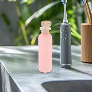 4PCS 여행용 로션 리필 가능 스퀴즈 누출 플라스틱 워시 방지 바디 반투명 샴푸