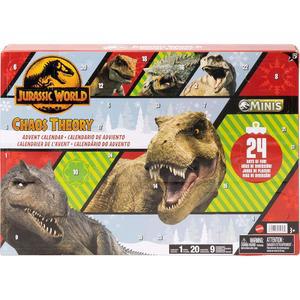 마텔 쥬라기 24일, 조각 서프라이즈 장난감 울타리 캘린더 30개, 미니 20개, 1개, 이론 다이노스 9개가 관련 월드: 인간 포함된 혼돈 공룡 어드벤트