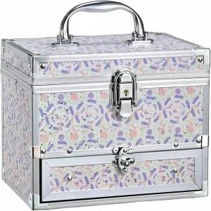 서랍 거울이 있는 호도두 걸스 주얼리 박스 정리함 또는 를 위한 반짝이는 핑크 스타일 잠금식 보관 케이스