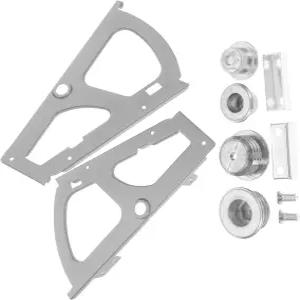 아티베터 2Pcs 스테인리스 스틸 신발 캐비닛 주방 및 거실용 힌지 회전 랙 교체 피팅 보관용 내구성 기능성