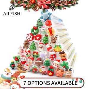 크리스마스 속눈썹 브러쉬 튜브 메이크업 용품 어플리케이터 교체 완드 재사용 방진 가능한 연장 마스카라