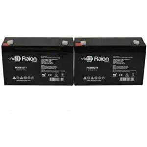 유니셀 TLA61002 팩용 라이온 파워 RG0612T1 6V 12Ah 교체 AGM 배터리