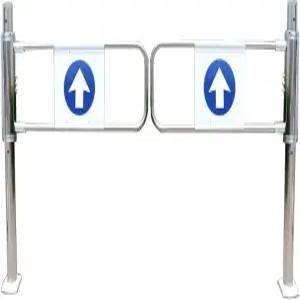 자동 닫힘 입구 스윙 게이트 창고용 1방향 안전 도서관 및 경치 좋은 구역용 보행자 이송문 150x103cm