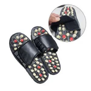 발바닥 지압 슬리퍼 혈자리 자극 마사지 신발 실내화 건강 발 관리 지압봉 돌기