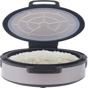 라이스 워머 19L/20Qt 상업용 100W 논스틱 이너 라이너 포트가 있는 스테인리스 스틸 단열 버킷 이중 온도