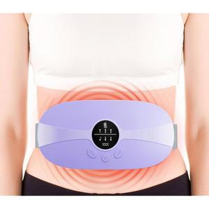 휴대용 무선 난방 패드 3가지 온열 레벨과 마사지 모드가 있는 생리용 5가지 급가열 여성 소녀용 보라색 DS 9I