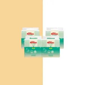 하기스 퓨어그린 생분해 캡형 물티슈 72매 24팩