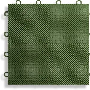 블록 타일 B2US5030 데크 및 파티오 바닥재 연동 천공 팩 녹색 30팩